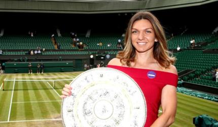 Wimbledon champion Halep enjoys Romania's adulation