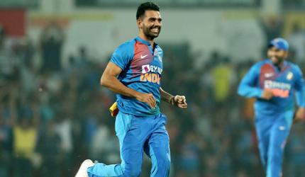 Chahar registers best figures in T20 Internationals