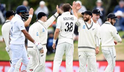 PHOTOS: New Zealand rout India to complete 2-0 sweep