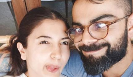 Kohli and Anushka keep spirits up with goofy selfie