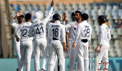 PIX: India maul NZ by 372 runs to win series 1-0