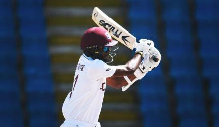 2nd Test: Brathwaite 99 not out as WI close on 287-7