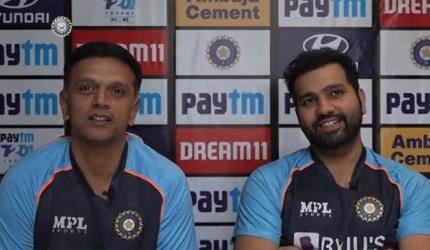 Rohit, Dravid recall their first interaction in 2007