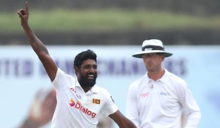 Chandimal, Jayasuriya shine as SL thrash Australia