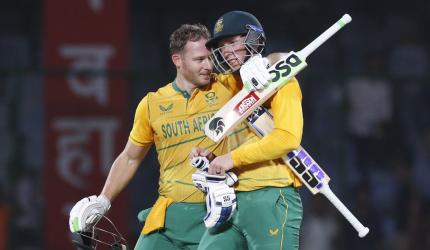 PHOTOS: Miller thrills to stun India in 1st T20I  