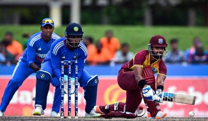 PHOTOS: West Indies thrash India to win series 3-2