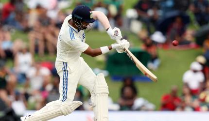 1st Test PIX: Rahul rallies India after Rabada fifer