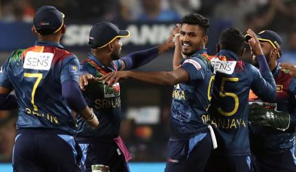 PIX: Axar's blitz in vain as SL edge India in 2nd T20