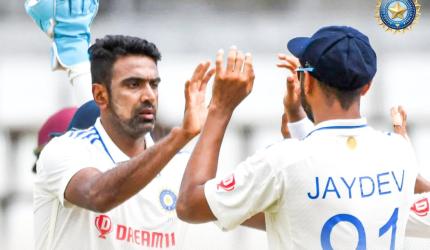 PHOTOS: West Indies batters make India toil on Day 3