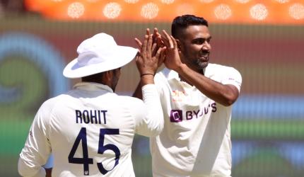 Ashwin, Jadeja are marathon players for us: Rohit