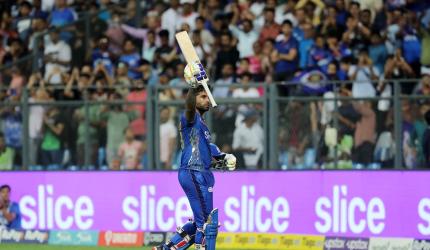 SKY's fireworks take MI to IPL playoff contention