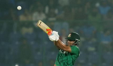 Shakib steers B'desh to victory amid 'time out' drama