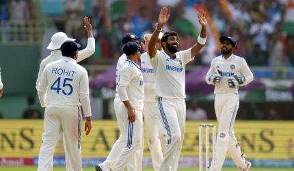 PHOTOS: Brilliant Bumrah, Jaiswal put India on top