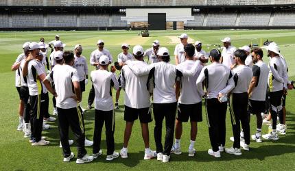 At Team India's Nets In Perth