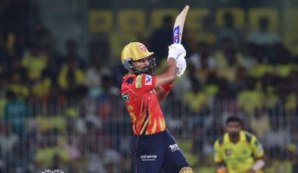 IPL PIX: Shreyas, Chahal end CSK's playoff dreams