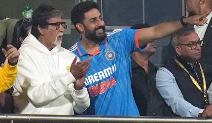 Amitabh, Ambani, Aamir Cheer Team India