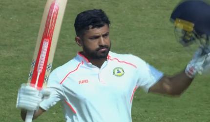 Ranji Trophy: Ton-up Nair, Malewar rescue Vidarbha