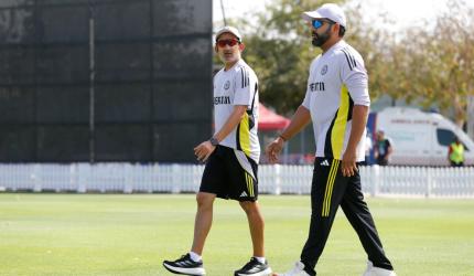 Intense Training Session For Team India