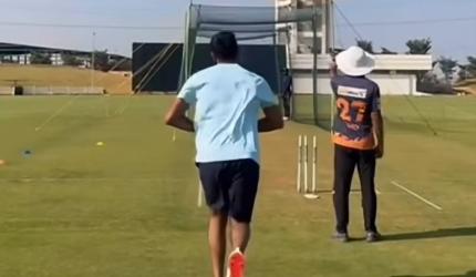 SEE: Bumrah back in the nets, interacts with Jemimah