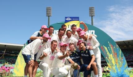 How The Aussies Celebrated Victory