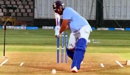 SEE: Rohit Practices For Champions Trophy