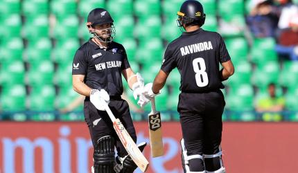 PIX: Williamson, Ravindra tons power NZ into final