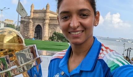 What Harmanpreet etched on her arm tells a story...