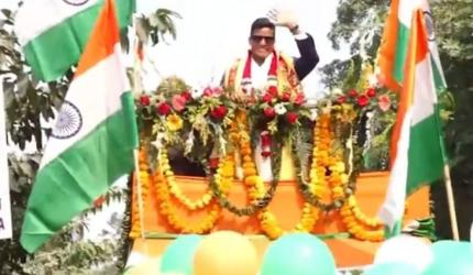 Agra Welcomes Home World Cup Hero Deepti