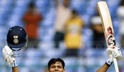 PIX: India pile on runs as Jaiswal smashes to 7th ton