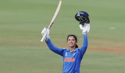 Smriti, Rawal centuries power India to 340 vs NZ