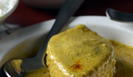 Recipes: Mustard Fish Curry and Saffron Rice 