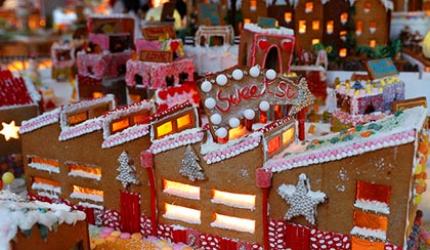 Photos! A delicious looking gingerbread city