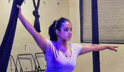 Meet Malaika's fabulous yoga buddy