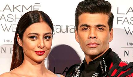 WATCH: Gorgeous Tabu, Karan Johar open fashion week