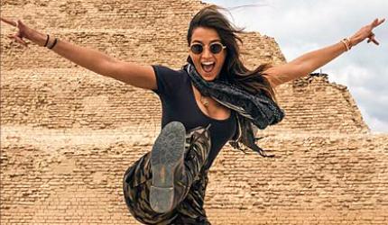 At 21, she's the youngest to travel to 196 countries