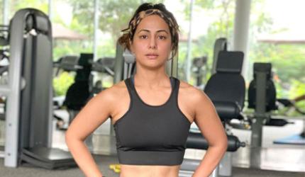 Hina Khan's 2021 FITNESS TIPS