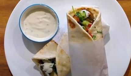 Tiffin Recipe: Nadiya's Falafel Wrap