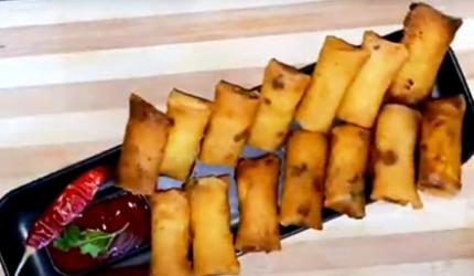 Recipe: Paneer And Cheese Spring Rolls