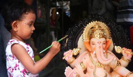 The Family That Makes Ganeshas