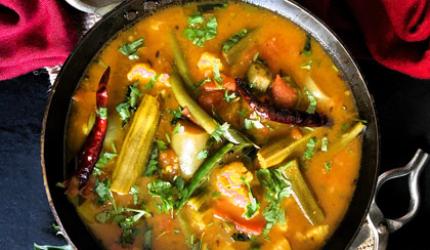 Recipe: Andhra Dappalam Vegetable Curry