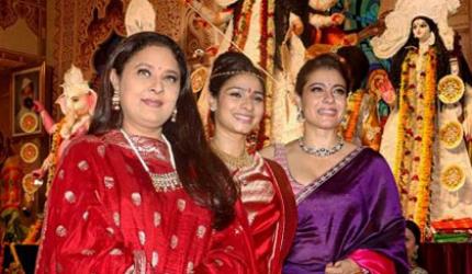 Durga Puja Brings Kajol, Rani Together