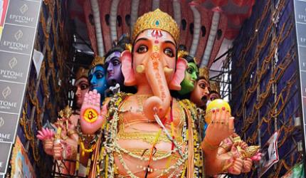 Guess How Tall Hyderabad's Lord Ganesha Is?