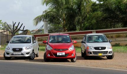  Hyundai Eon, Datsun GO or Alto K10: And the best car is...