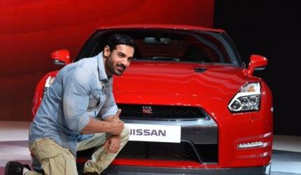 John Abraham's love affair with Nissan's beauties