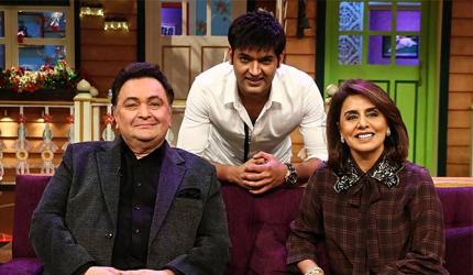 PIX: Rishi-Neetu on The Kapil Sharma Show