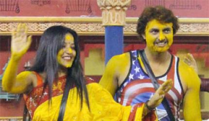 PIX: Mona-Vikrant's haldi ceremony on Bigg Boss