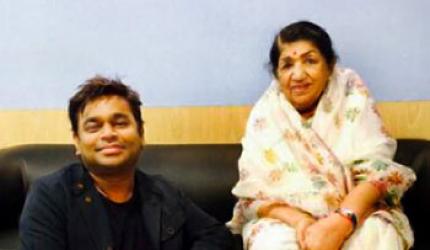 Lata Mangeshkar defends A R Rahman