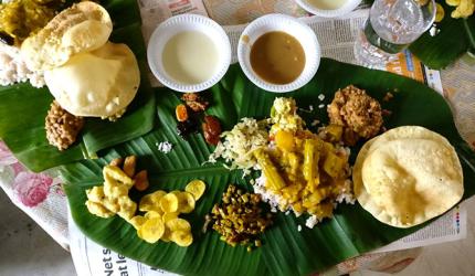 Pics: The great Onam Sadhya and a lovely pookalam 