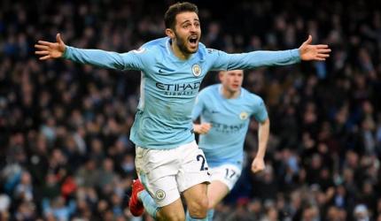 PHOTOS: Man City march on; Chelsea and Arsenal woes continue