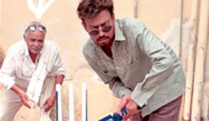 Is Irrfan getting ready to play for the Royals?